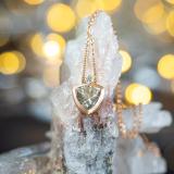 Prasiolith Brillant Handarbeit Unikat
