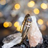 Safir Brillant Armreif Handarbeit Unikat